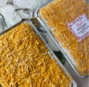 Cacerola de Arroz con Pollo, Broccoli y Cheddar