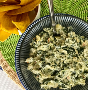 Dip de Espinaca y Alcachofas Frío
