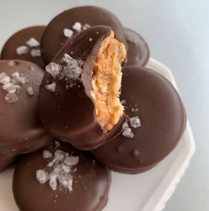 Butterfinger Sandwich Cookies