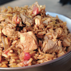 Arroz frito combinación estilo Chino