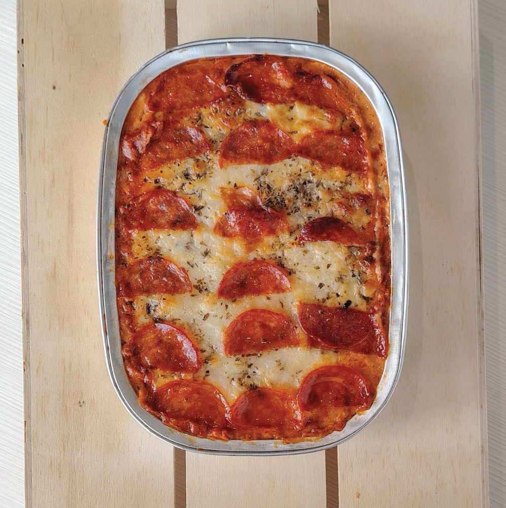 Dip de Pizza con Pepperoni