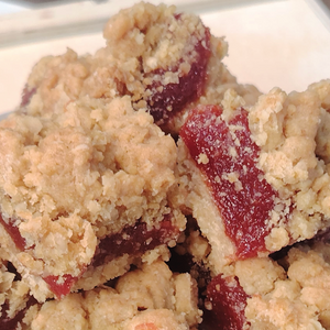 Barritas de avena con guayaba