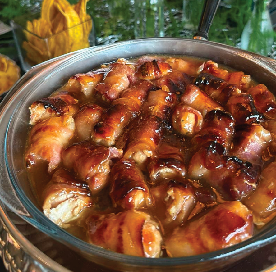 Enrolladitos de Pollo con Bacon
