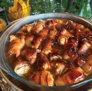 Enrolladitos de Pollo con Bacon
