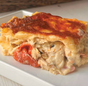 Lasaña de Pollo con Pepperoni