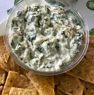 Dip de Espinaca y Alcachofas Frío